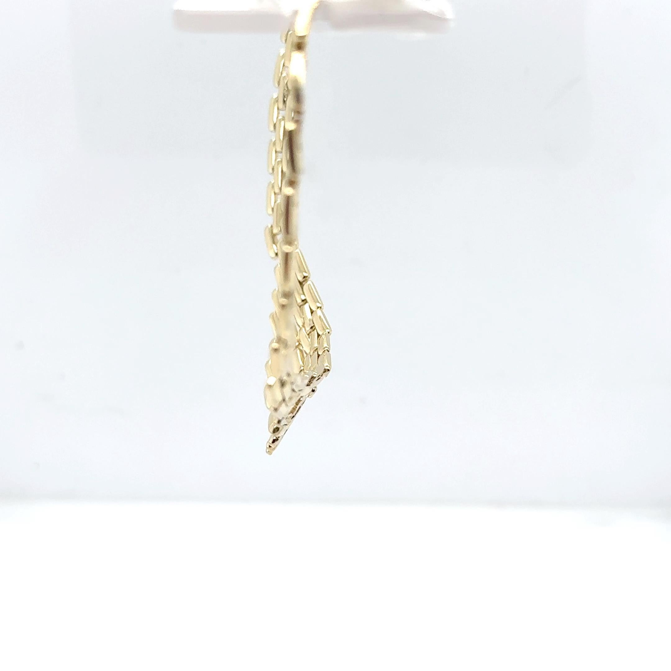 Collier en or jaune 14K en forme de panthère Pour femmes en vente