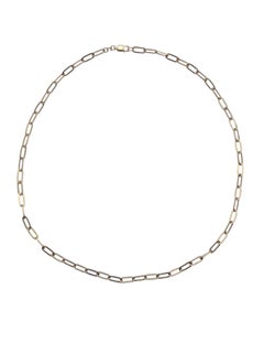 14K Yellow Gold Paperclip Necklace 18" #24809
