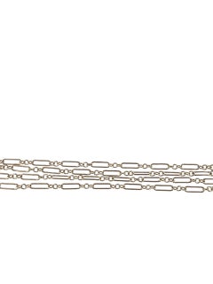 14K Yellow Gold Paperclip Necklace 27" #23652