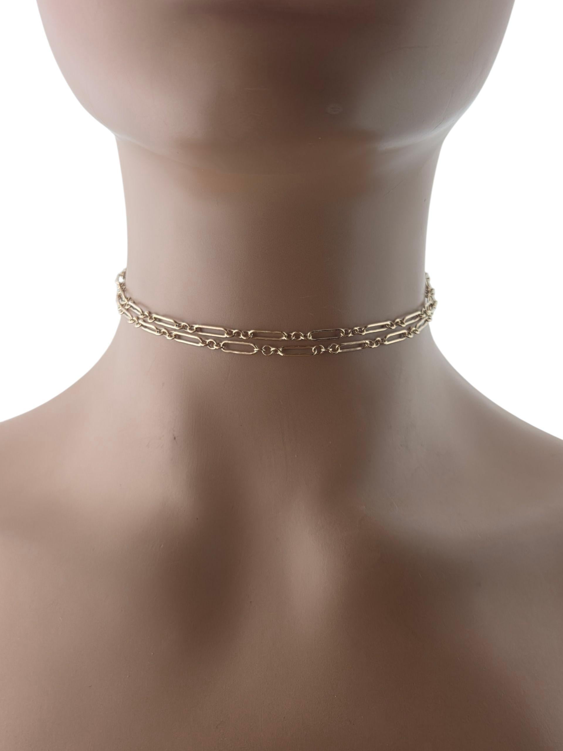 Collier de trombones en or jaune 14K 27