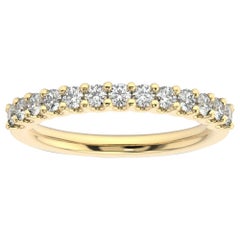 14K Yellow Gold Pavia "U" Diamond Ring '1/2 Ct. tw'