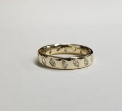 14k yellow gold Pear Shape wedding Eternity ring