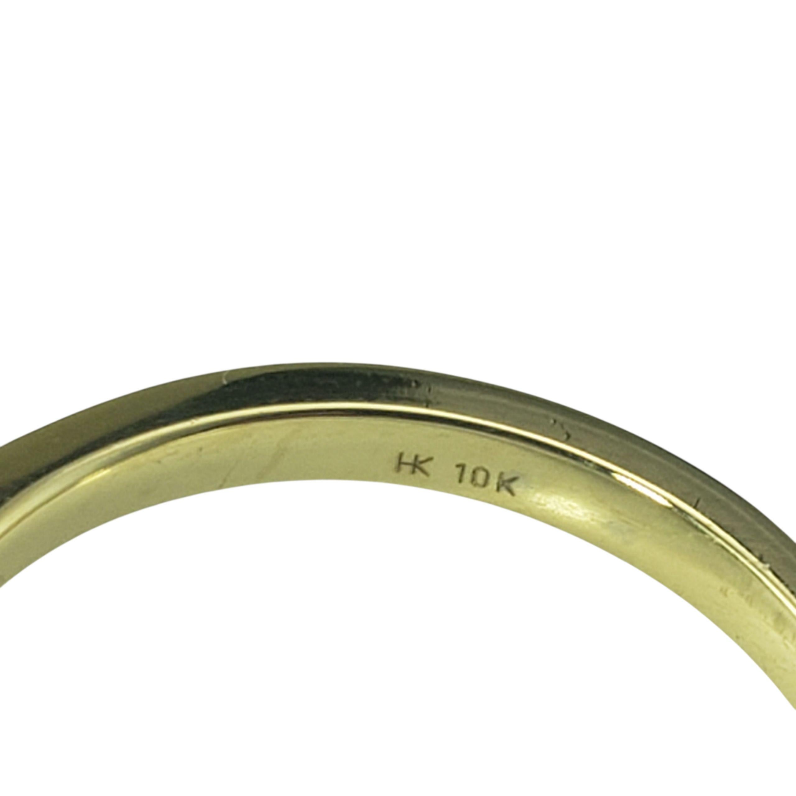 14K Yellow Gold Pearl and Diamond Ring Size 8.5 #22664 Pour femmes en vente