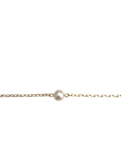 14K Yellow Gold Pearl Chain #22873