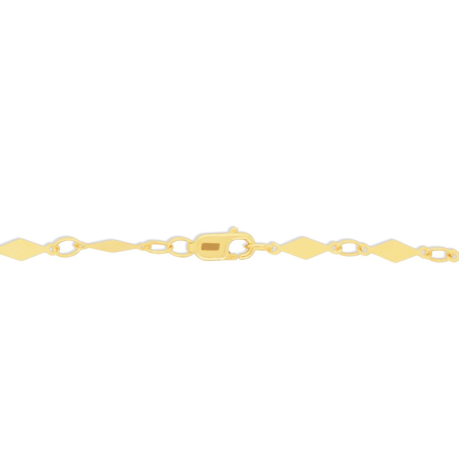 Contemporary 14k Yellow Gold Pearl Diamond Accent Necklace For Sale