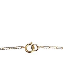 14K Yellow Gold Pearl Heart Necklace #22877