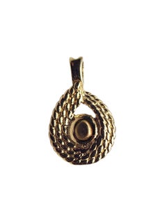 14K Yellow Gold Pearl Pendant #25775