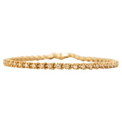 Or jaune 14K Petite 1.10ct. Bracelet tennis en diamants
