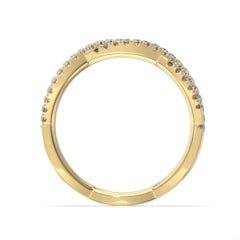 14 Karat Yellow Gold Petite Verona Infinity Diamond Ring '1/4 Carat'