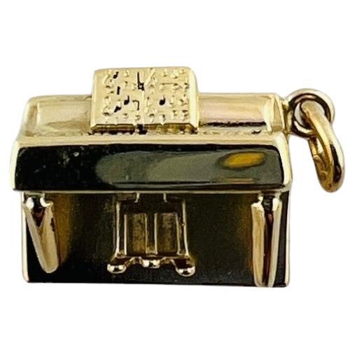 14K Yellow Gold Piano Charm #16771