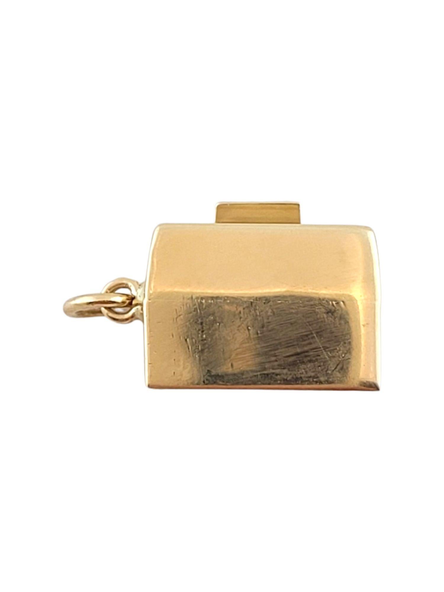 Women's  14K Yellow Gold Piano Organ Charm #14857 For Sale