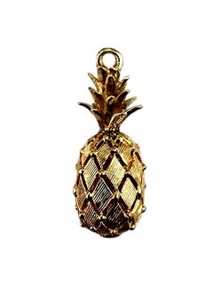 14K Yellow Gold Pineapple Pendant #22358