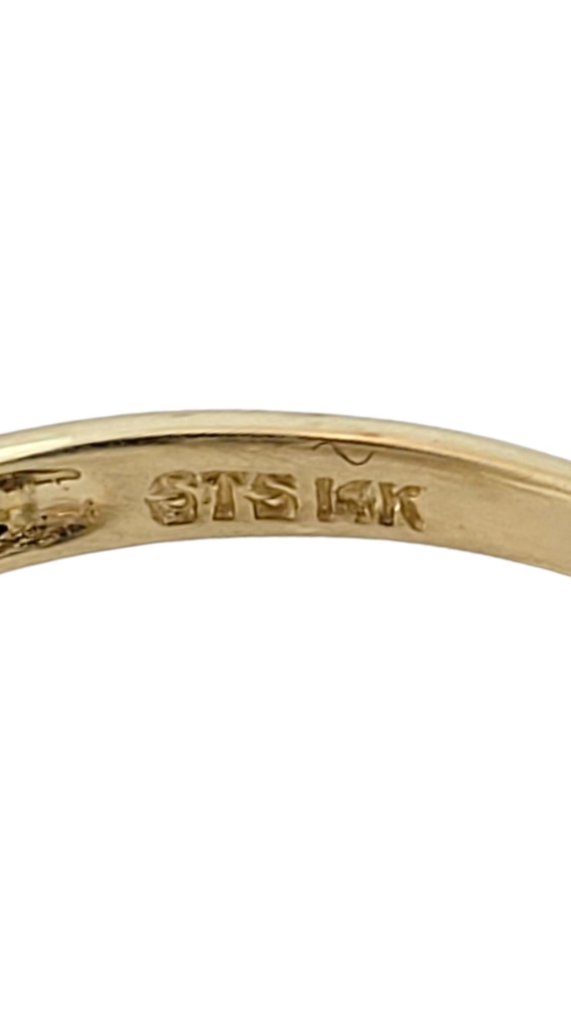 Women's 14K Yellow Gold Pink Tourmaline & Tanzanite Ring Size 7 #16290
