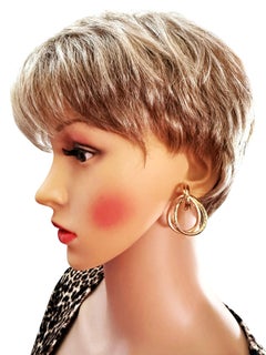 14K Yellow Gold Post Dual Finish Double Drop Earrings 6.33 Grams