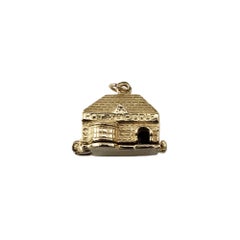 Charme de pub anglais articulé Pot and Piddle en or jaune 14 carats n°20883