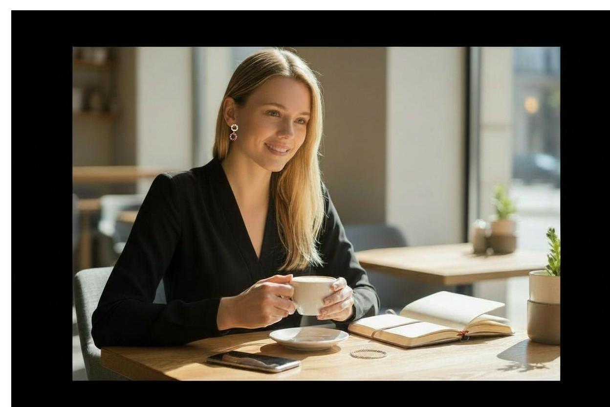 Orecchini a cerchio in oro giallo 14K con rubino e diamanti taglio Princess in vendita 1