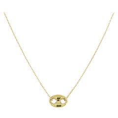 Collier manchette de marin en or jaune 14 carats pour elle