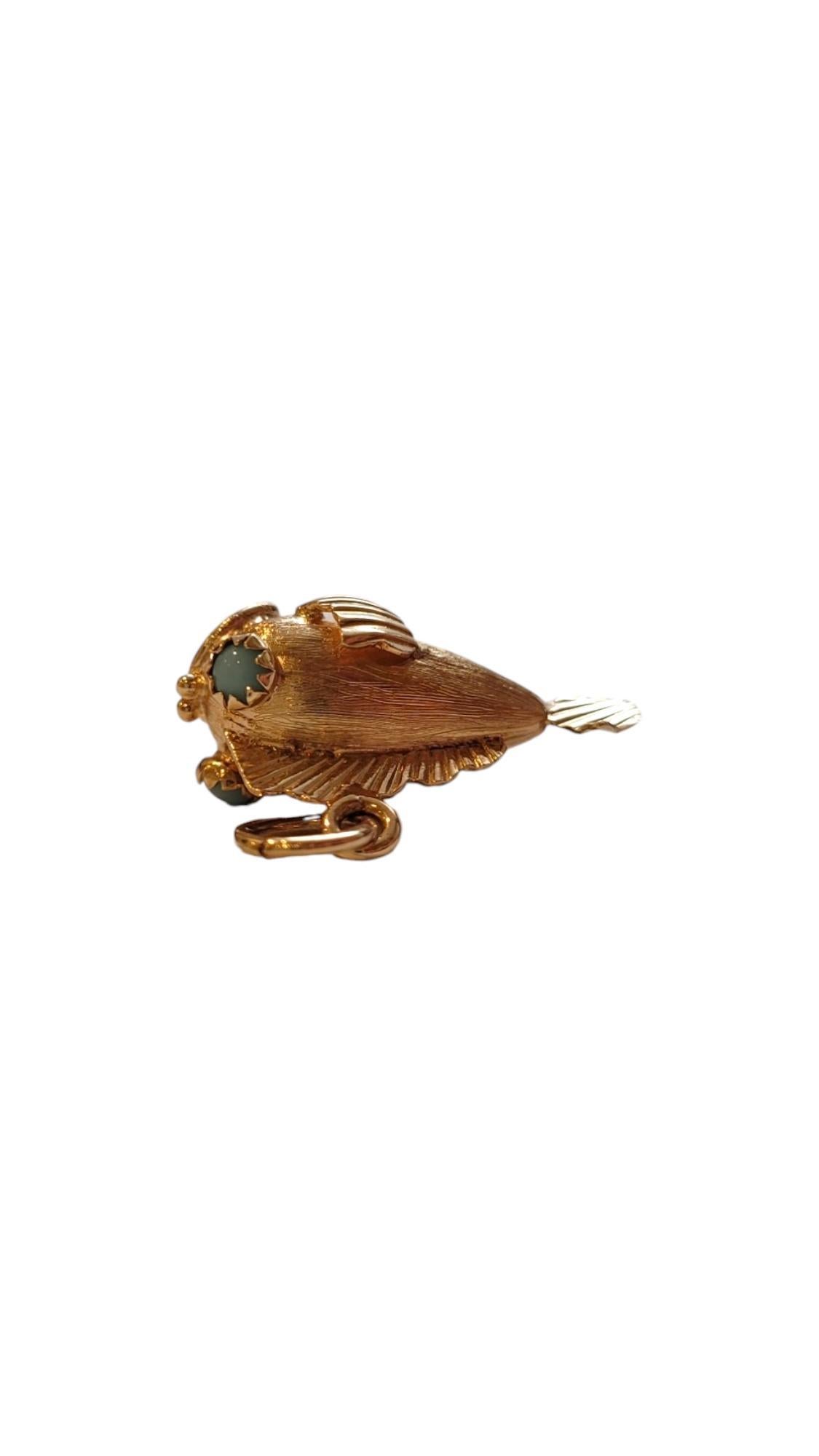 Women's 14K Yellow Gold  Puffer Fish Charm #18103