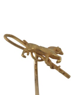 14K Yellow Gold Racehorse Stick Pin #23219