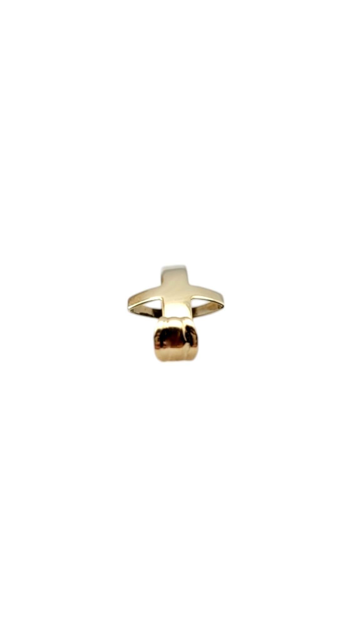 Pendentif réversible croix ouverte en or jaune 14 carats n° 20317 Pour femmes en vente