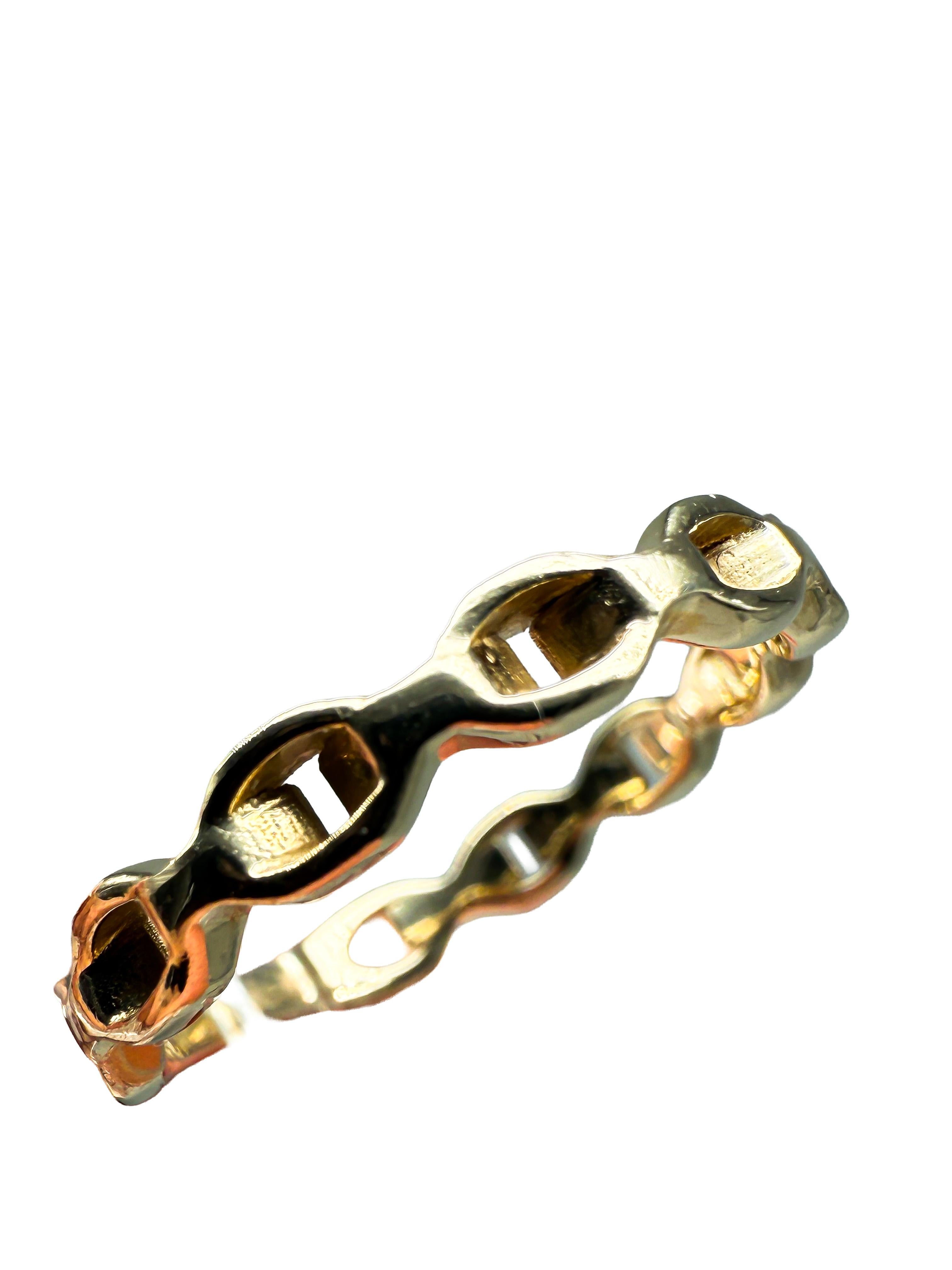 Ring aus 14K Gelbgold (Retro) im Angebot