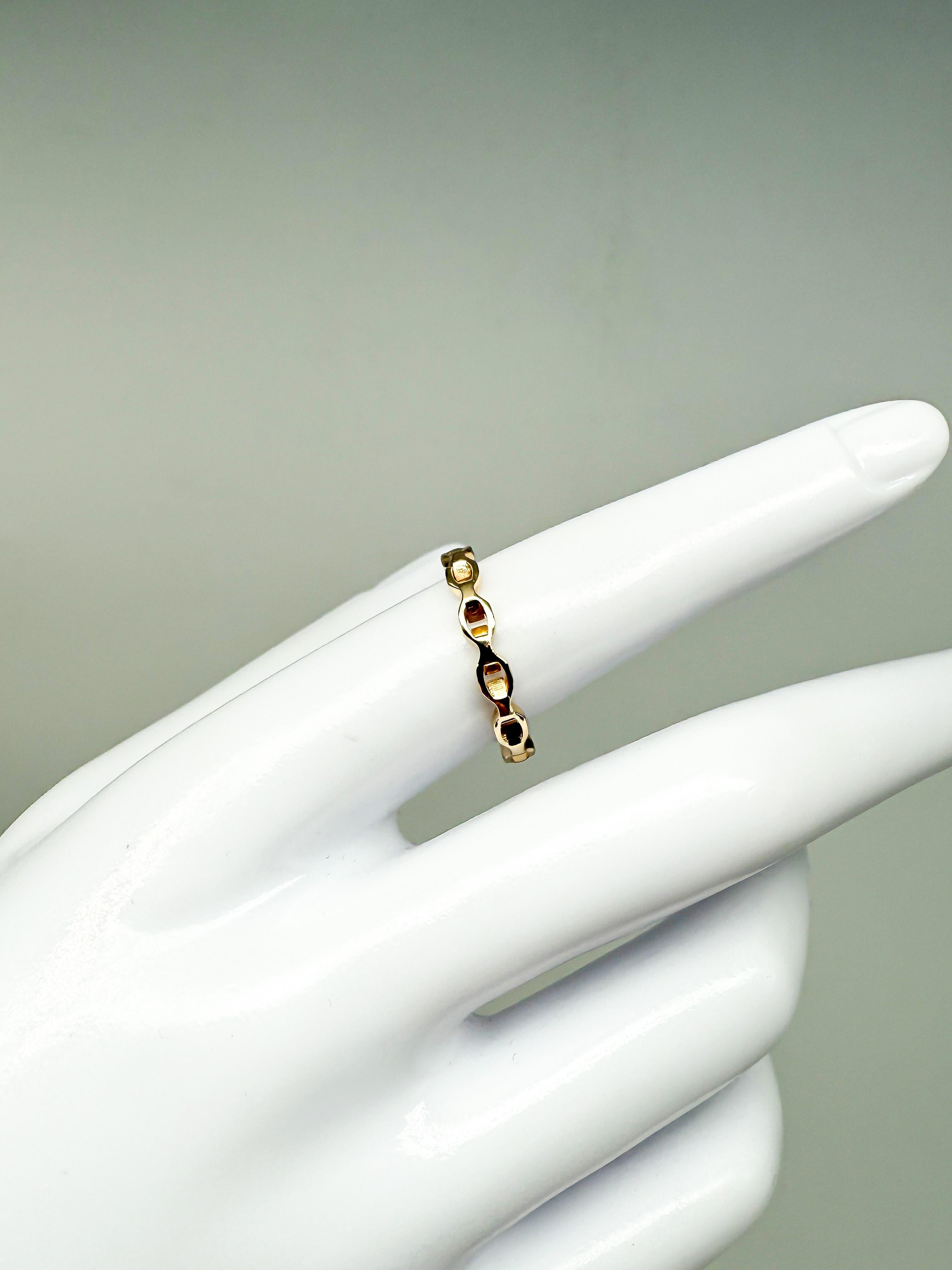 Ring aus 14K Gelbgold im Angebot 1