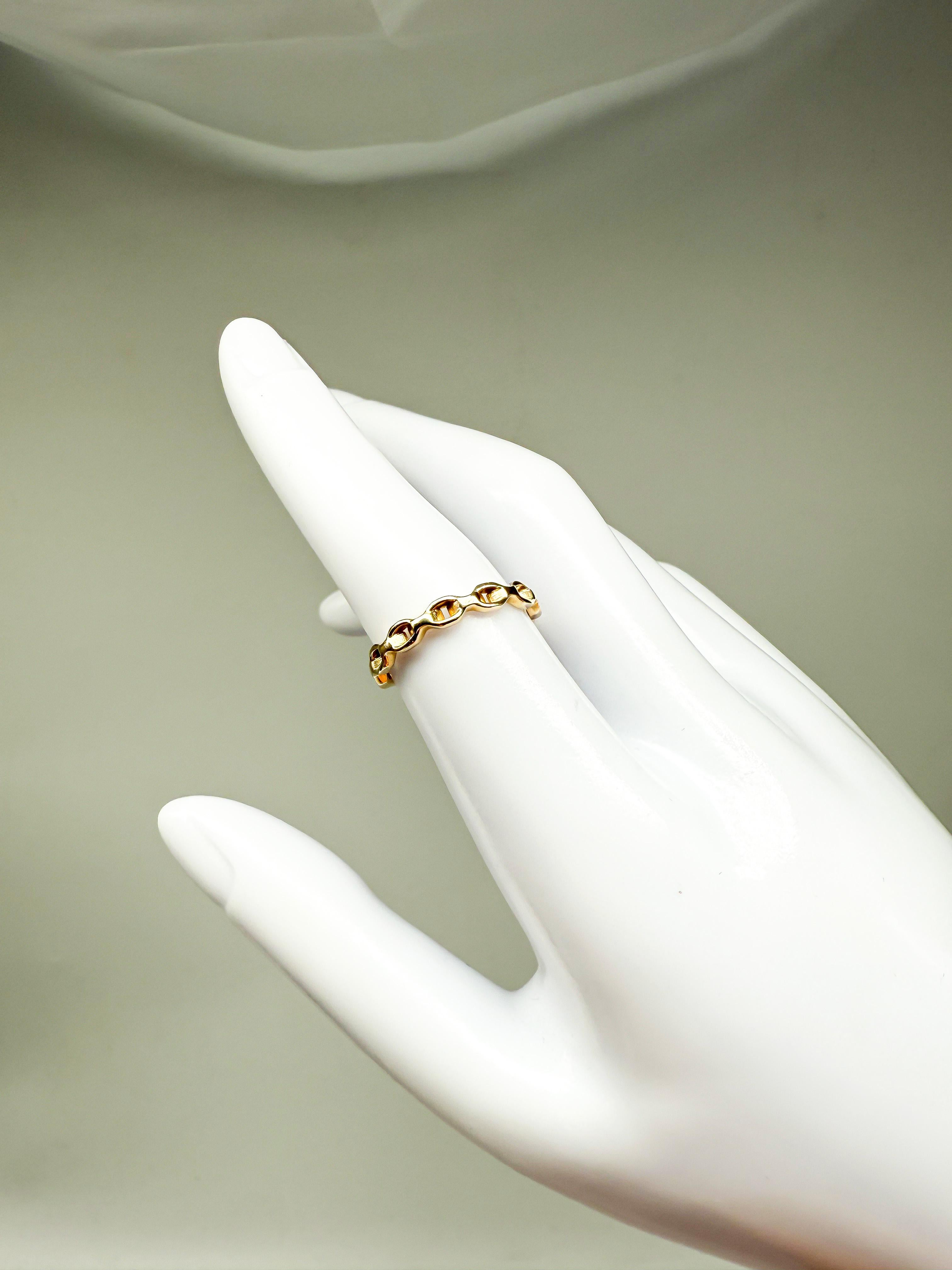 Ring aus 14K Gelbgold im Angebot 2