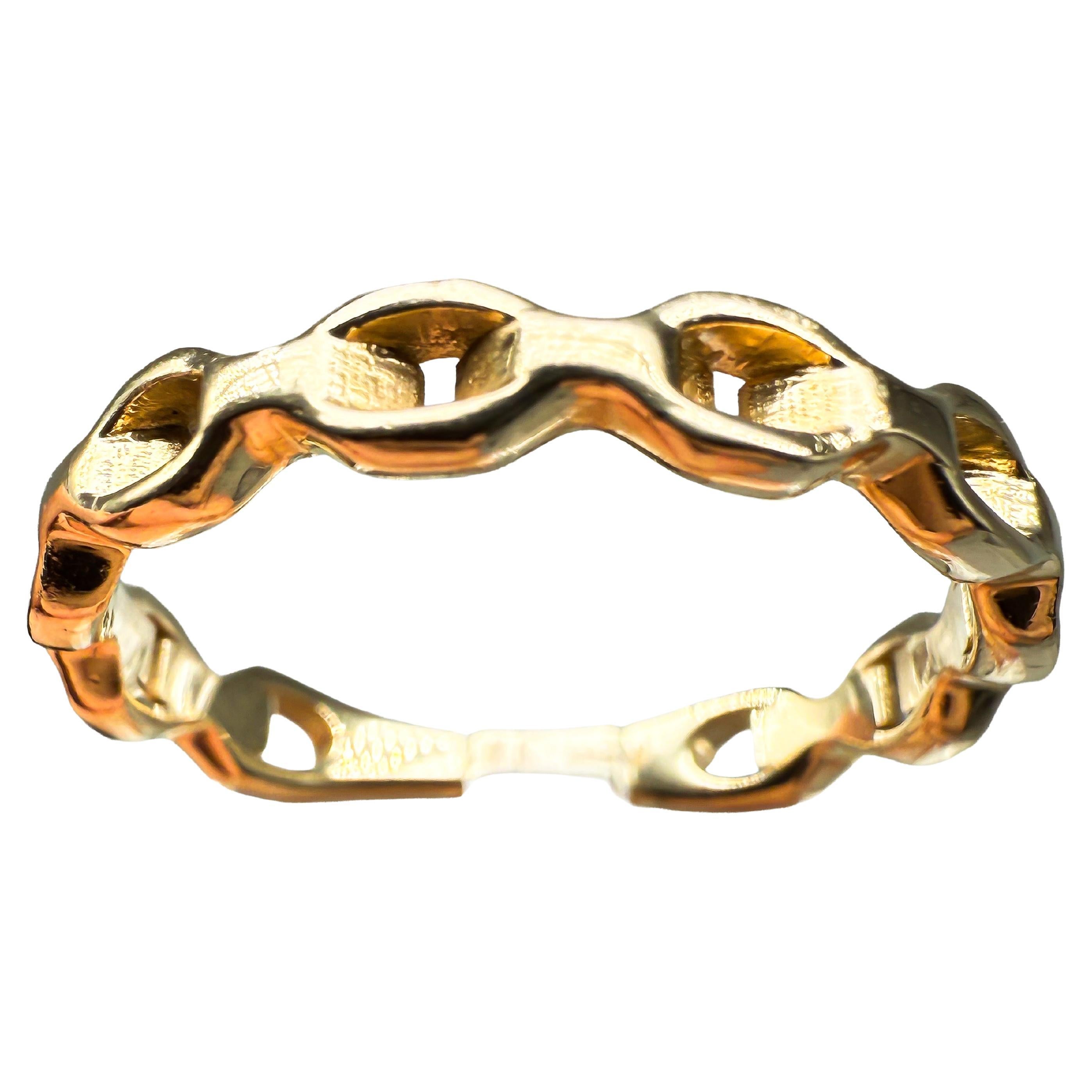 14K yellow gold ring
