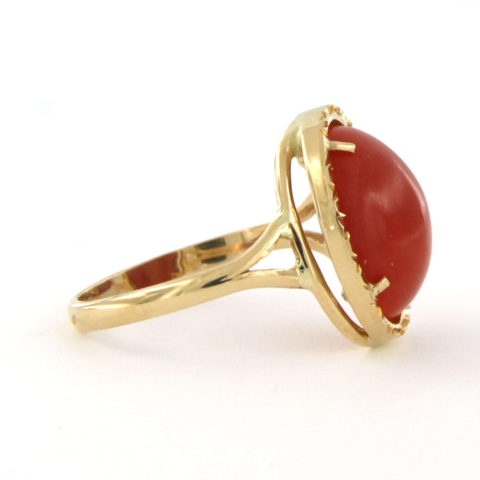 Anello in oro giallo 14k con corallo ovale - 3,5 grammi - misura US 6.5 - EU 17(53)

Descrizione dettagliata

La parte superiore dell'anello è ovale, larga 1,5 cm per 1,3 cm e alta 6,2 mm.

Misura dell'anello US 6.5 - EU 17(53). L'anello può essere