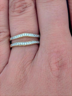 Ophelia  14K Yellow Gold Ring Wrap  .25 CTW Natural Round Diamonds  Size 7