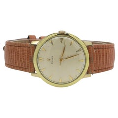 Rolex Oro giallo 14k Circa 1955 Orologio di precisione a carica manuale Cal. 1210