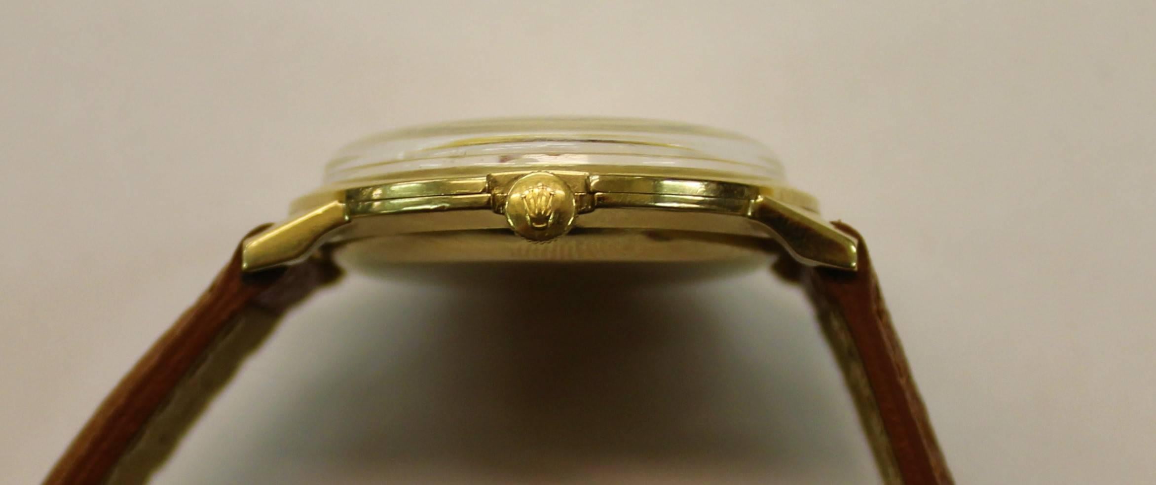 14-Karat Yellow Gold Rolex Men's Dress Watch 3