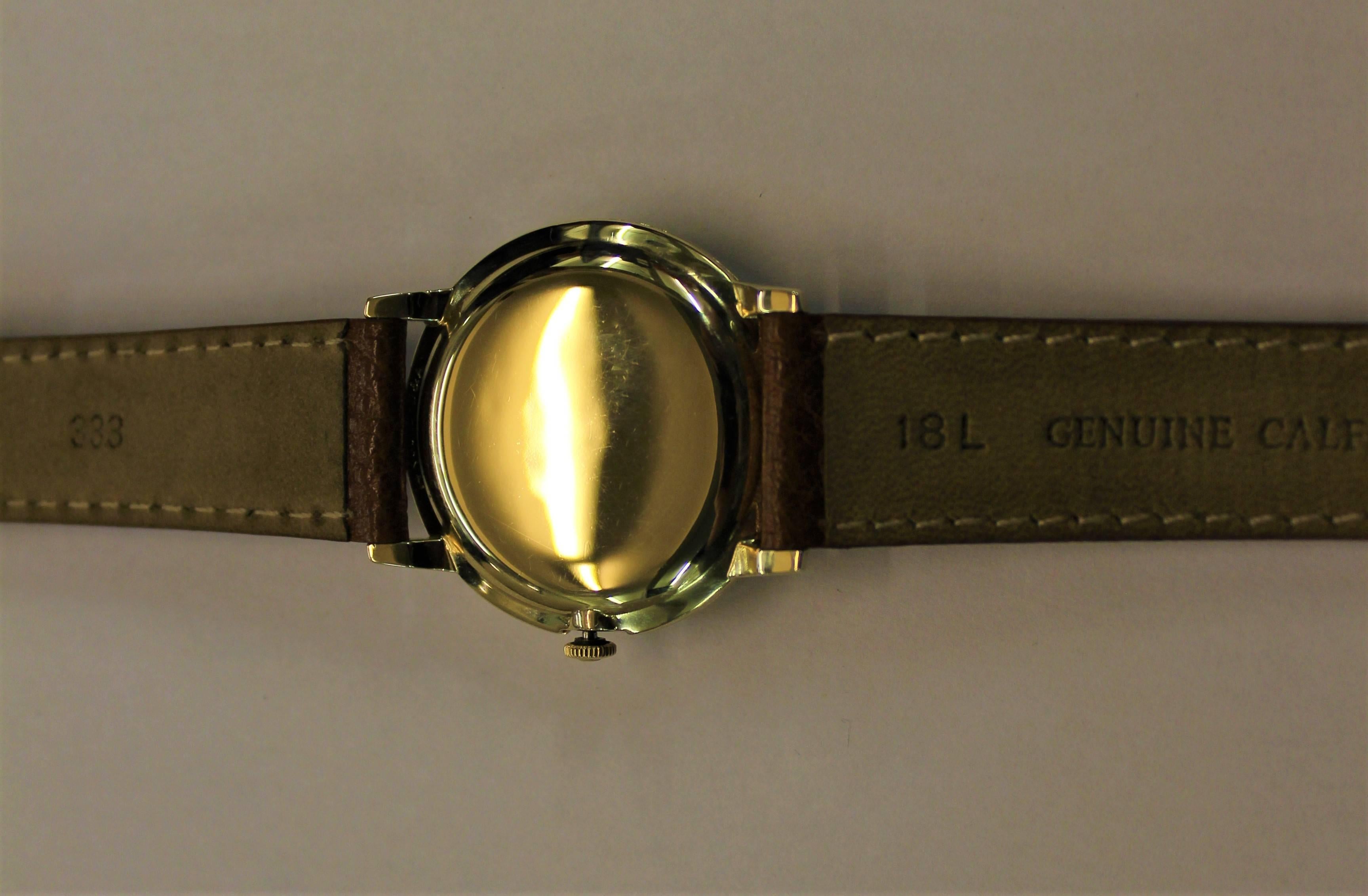 14-Karat Yellow Gold Rolex Men's Dress Watch 9