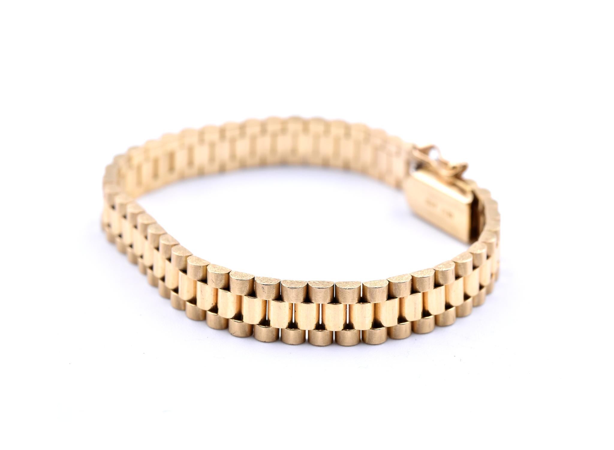 rolex bracelet 14k gold