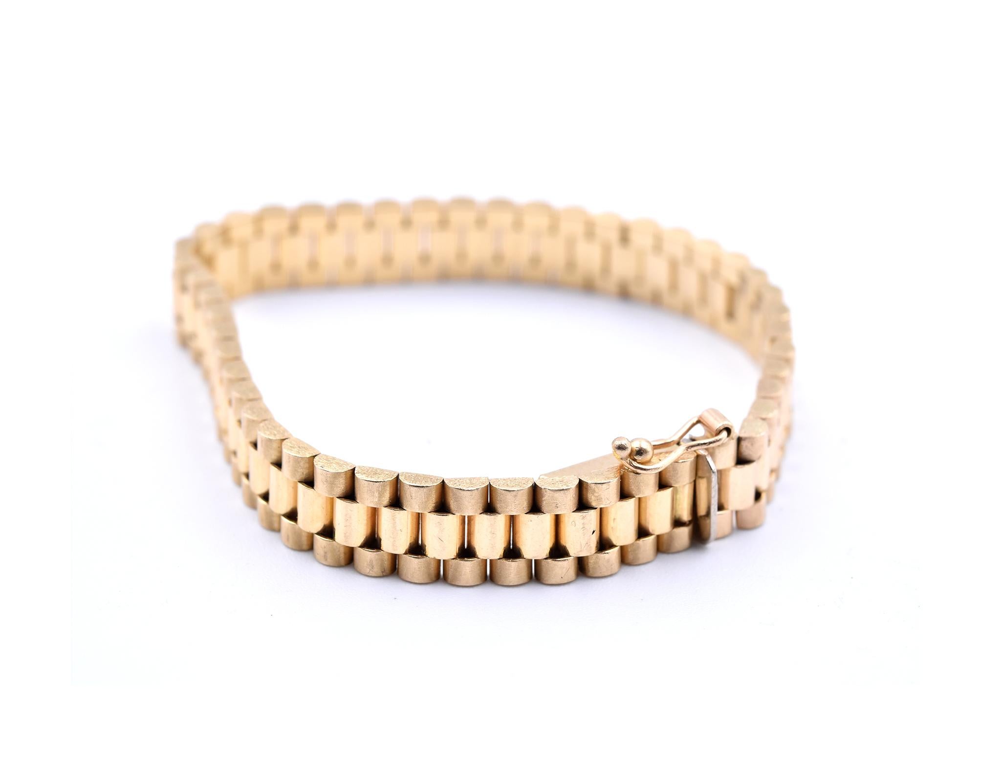 14k rolex bracelet