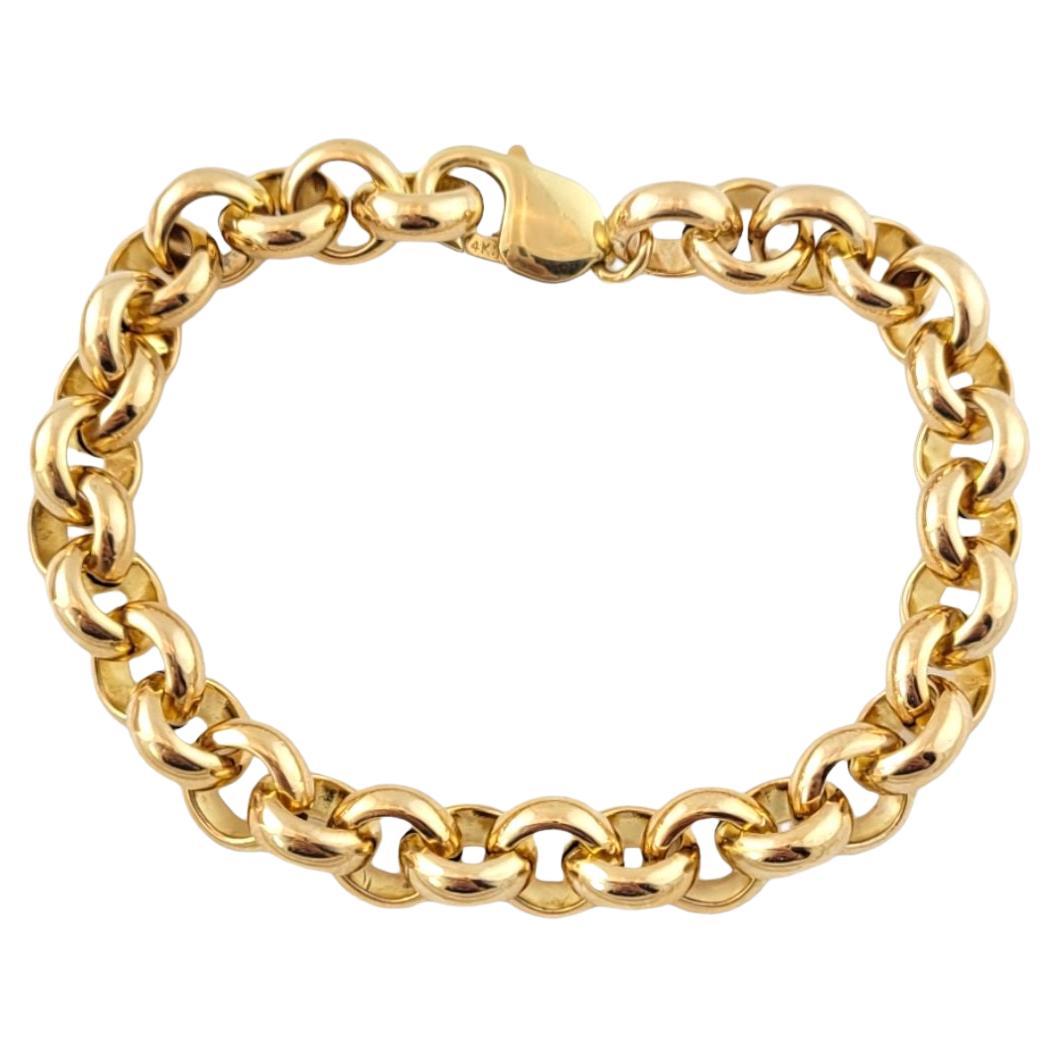 14K Yellow Gold Rolo Link Bracelet