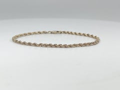 14K Yellow Gold Rope Bracelet