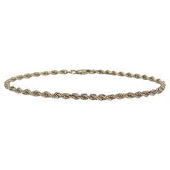 14K Gelbgold Seil-Armband 