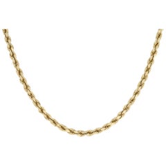 Used 14k Yellow Gold Rope Chain