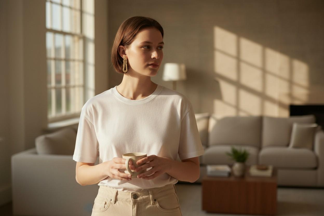 Orecchini in oro giallo 14K con catena a spirale Looping e design a catena In condizioni Nuovo in vendita a New York, NY