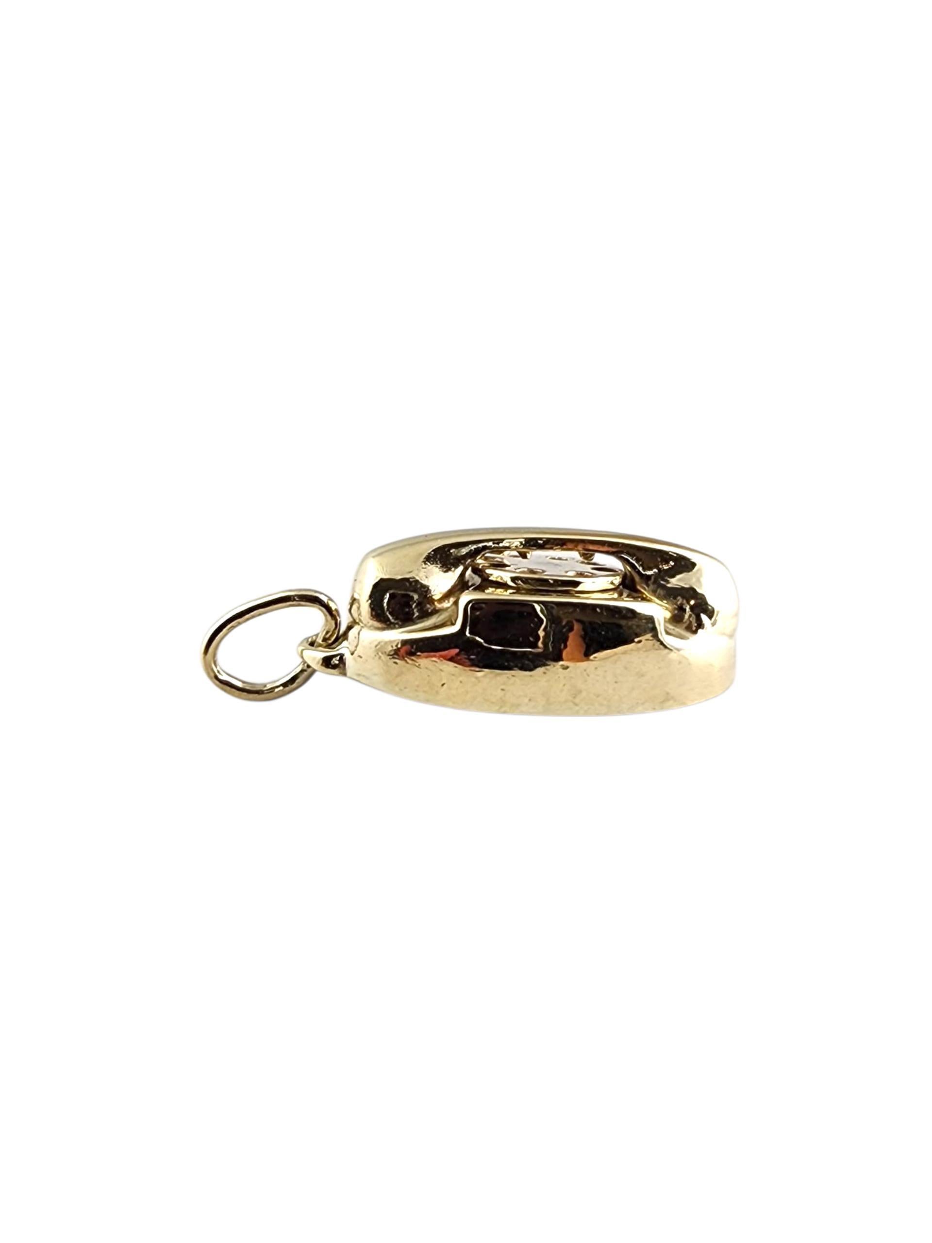 Donna Charm per telefono rotante in oro giallo 14K #22510 in vendita