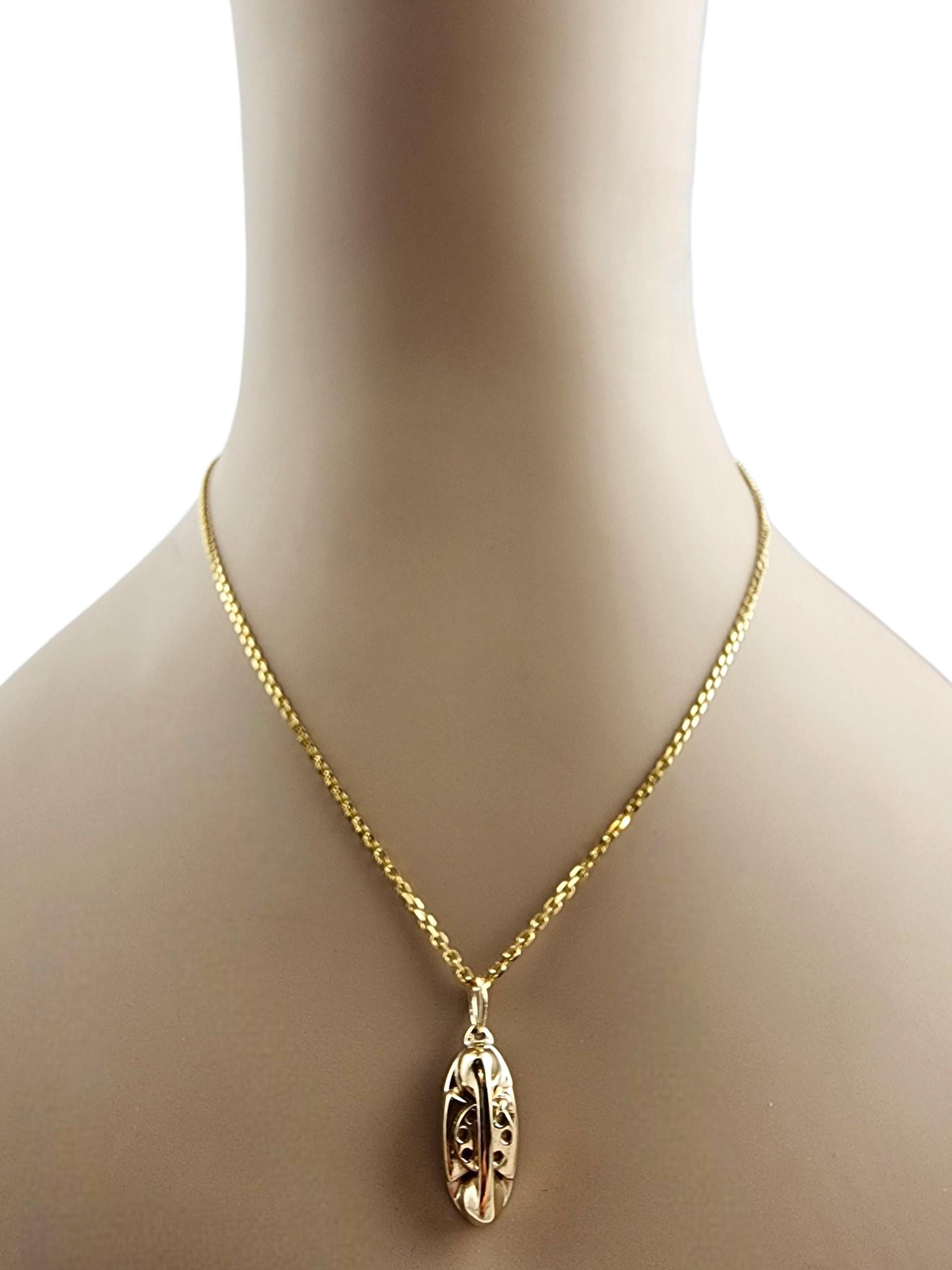 Charm per telefono rotante in oro giallo 14K #22510 in vendita 3
