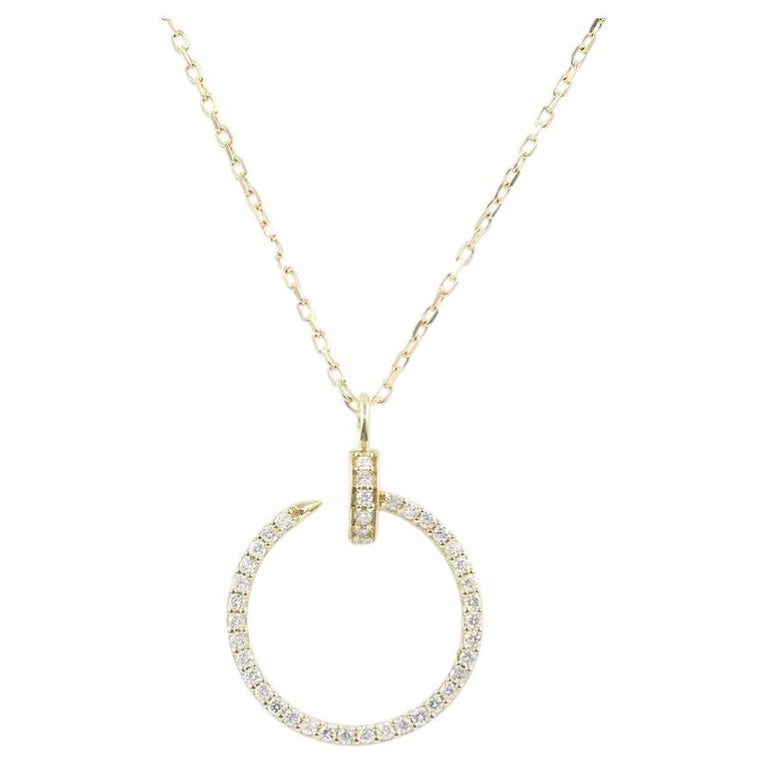 Oro massiccio 14k, collana in oro 14k, collana con cerchio