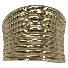 14k Yellow Gold Saddle Ring 