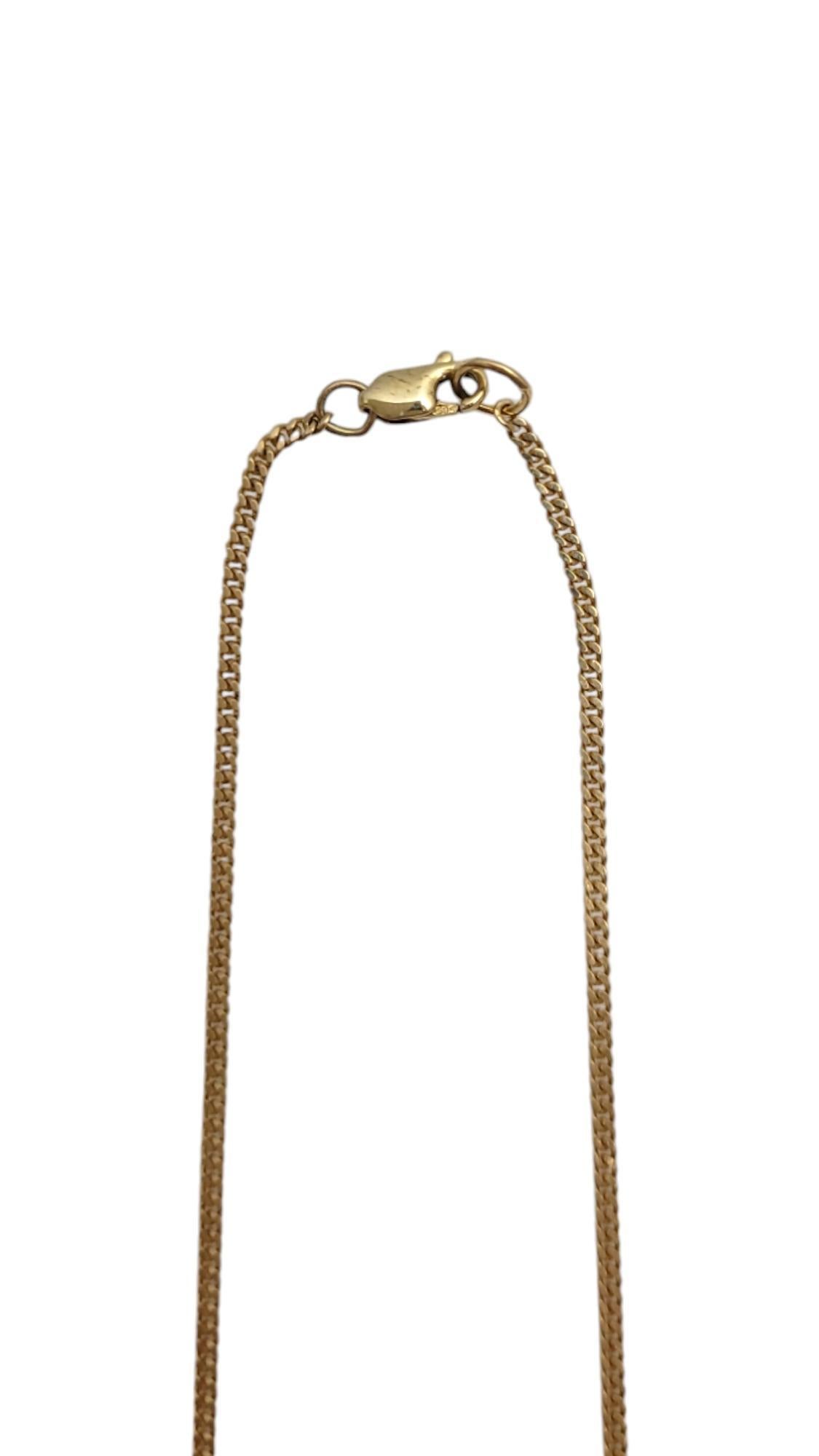 14K Yellow Gold Saint Michael Medal Necklace #19826 1