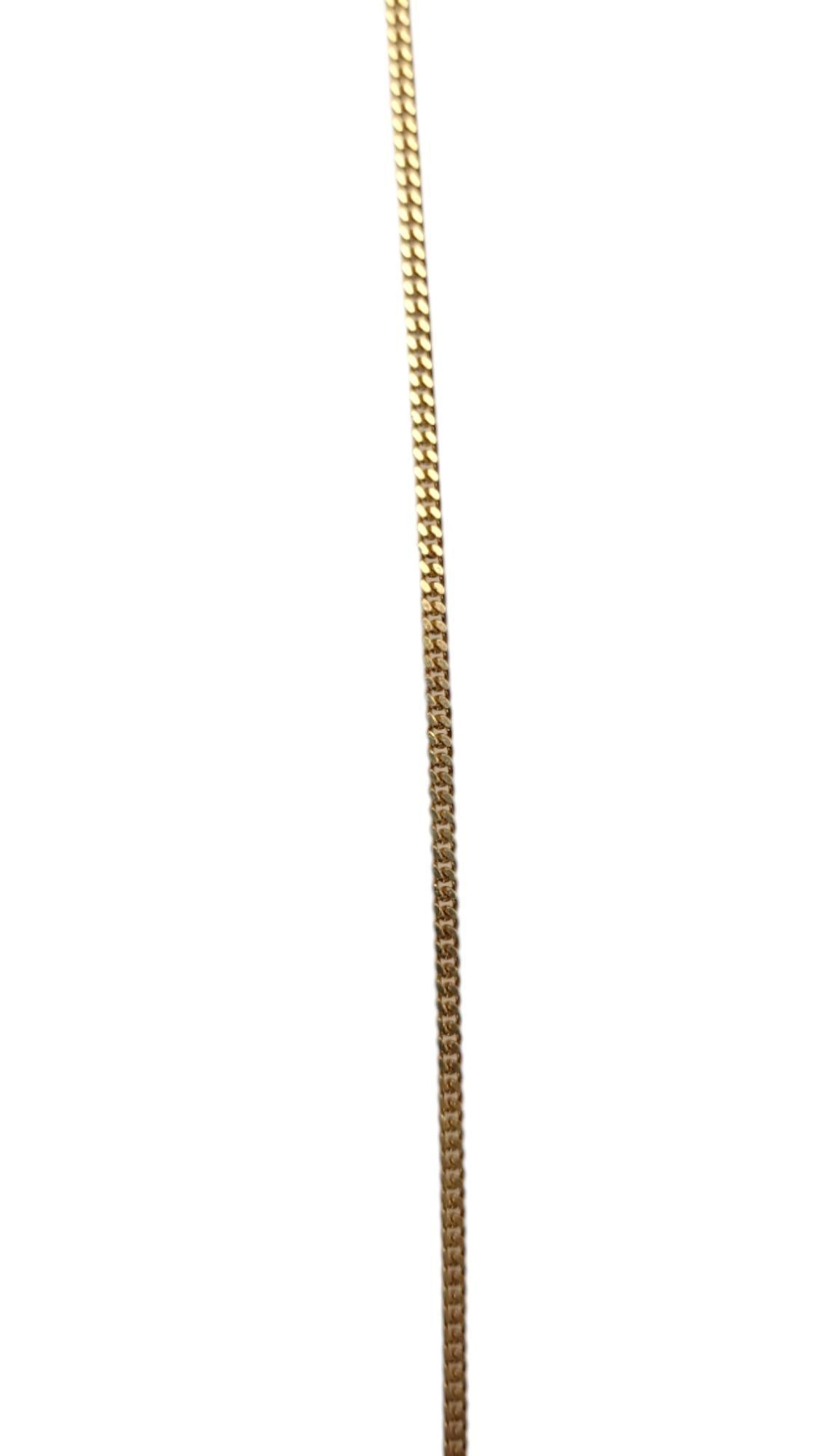 14K Yellow Gold Saint Michael Medal Necklace #19826 2