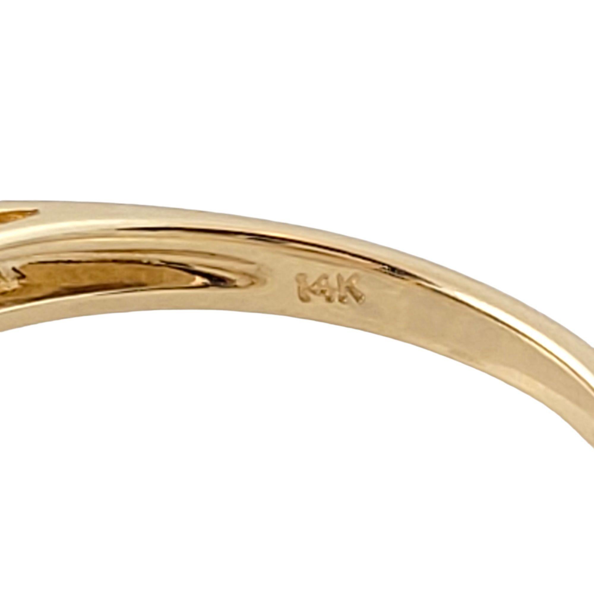Women's 14k Yellow Gold Sapphire Diamond Ring
