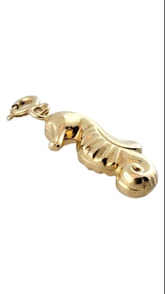 14K Yellow Gold Sea Horse Charm #15813