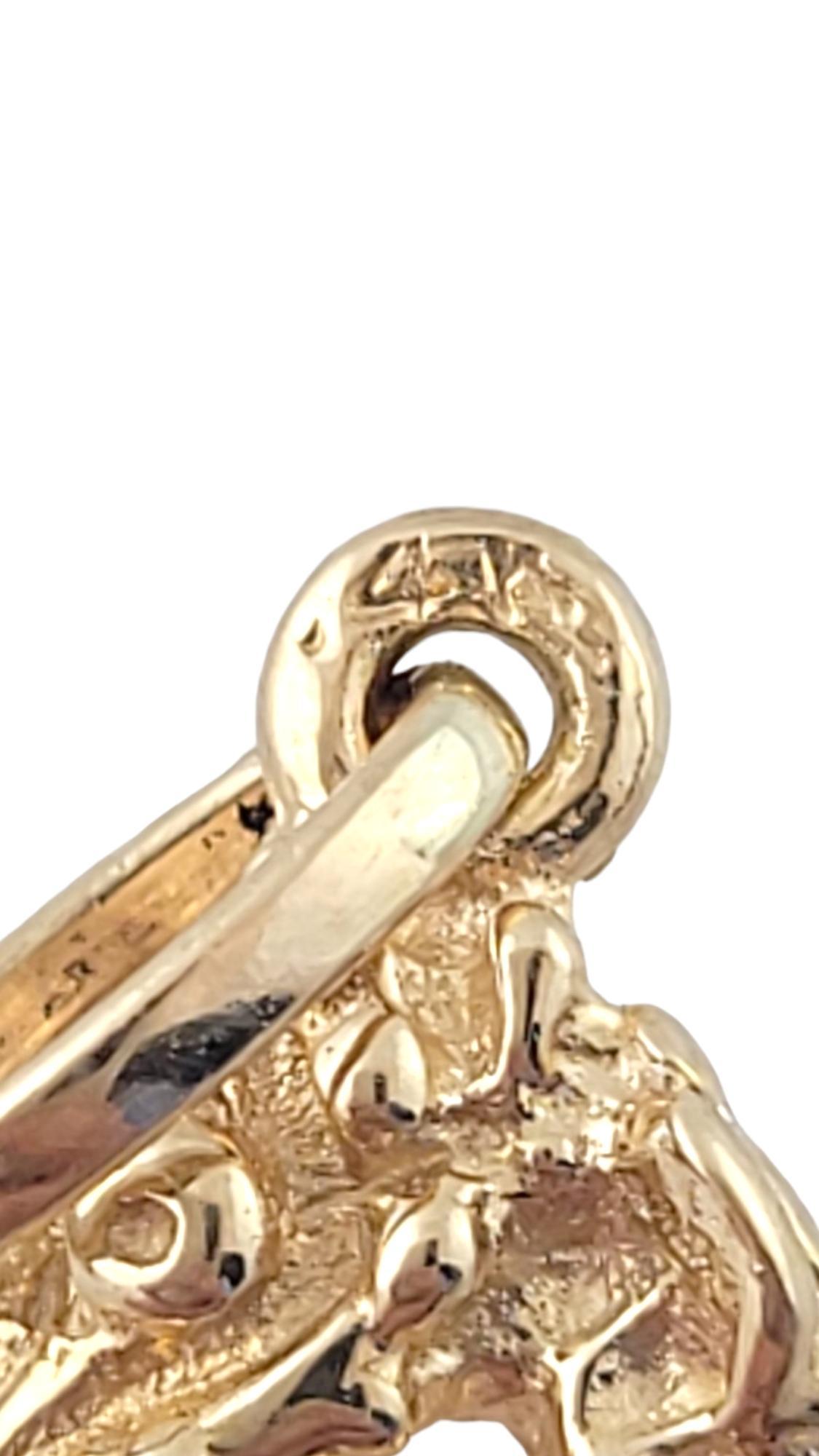 14K Yellow Gold Seahorse Charm #16357 For Sale 1