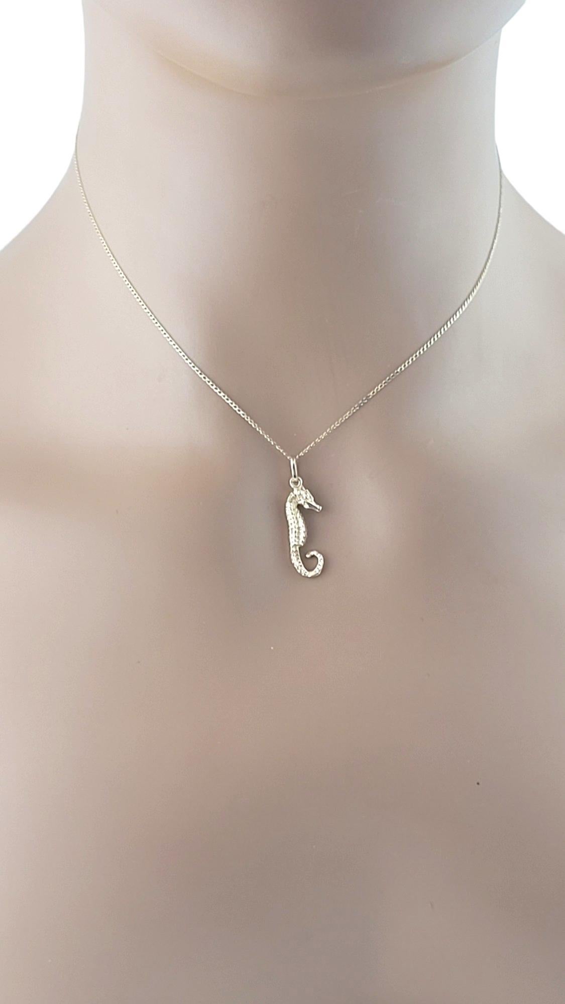 14K Yellow Gold Seahorse Charm #16357 For Sale 2